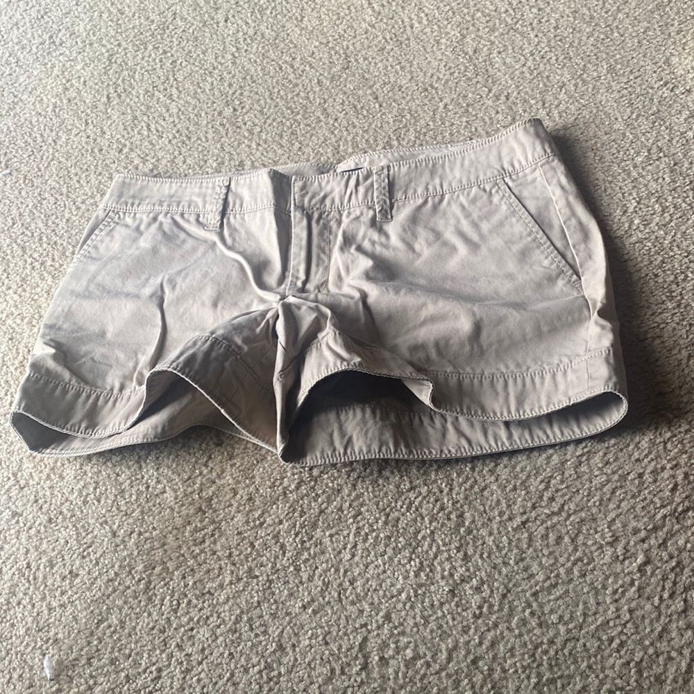 Khaki-like shorts